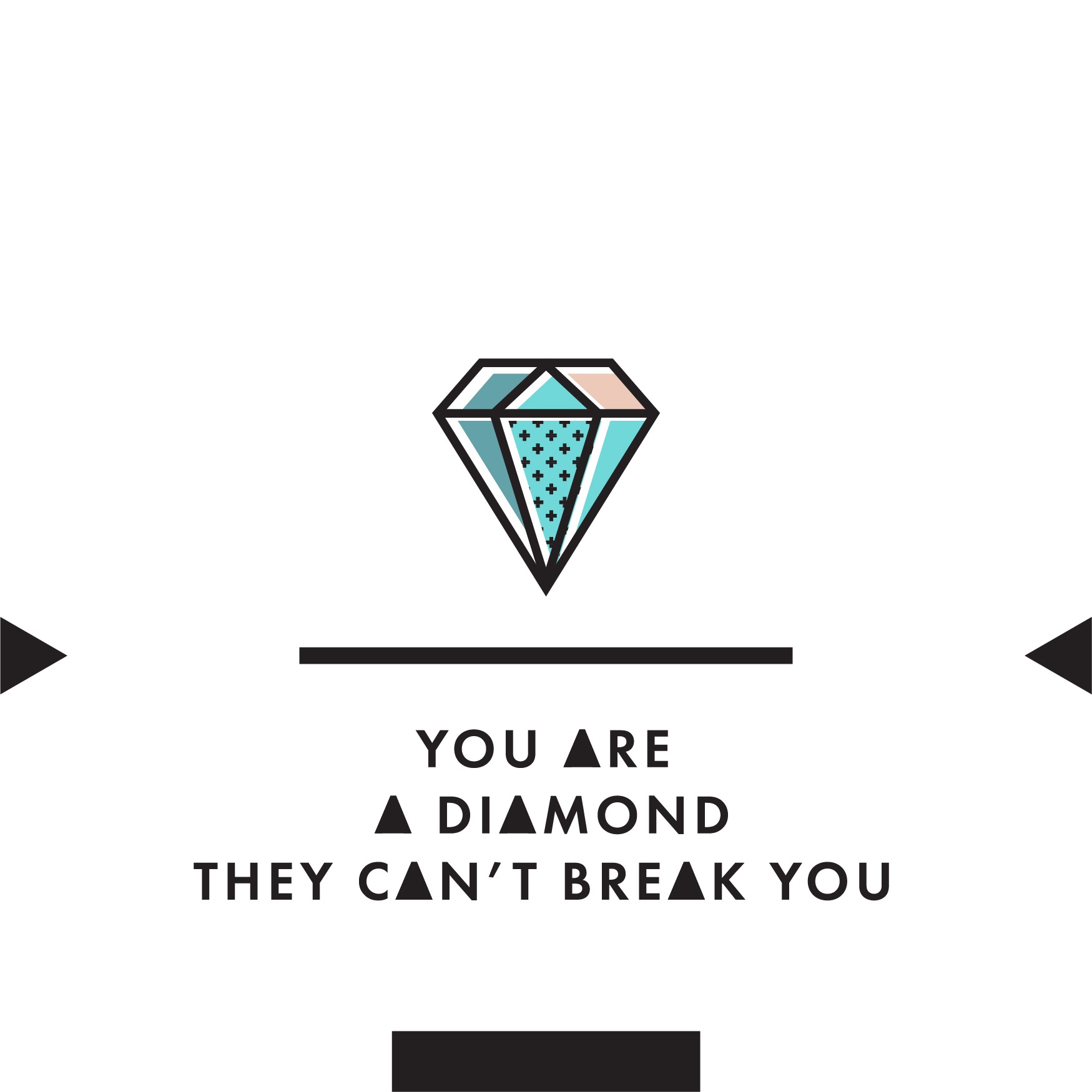 #diamond #wallpaper #background #quotes&sayings #iphone - Illustration - HD Wallpaper 