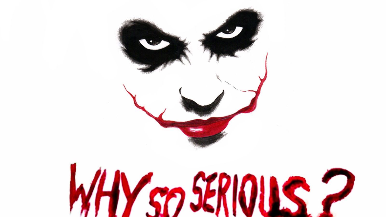 Batman Joker Wallpapers Why So Serious - HD Wallpaper 