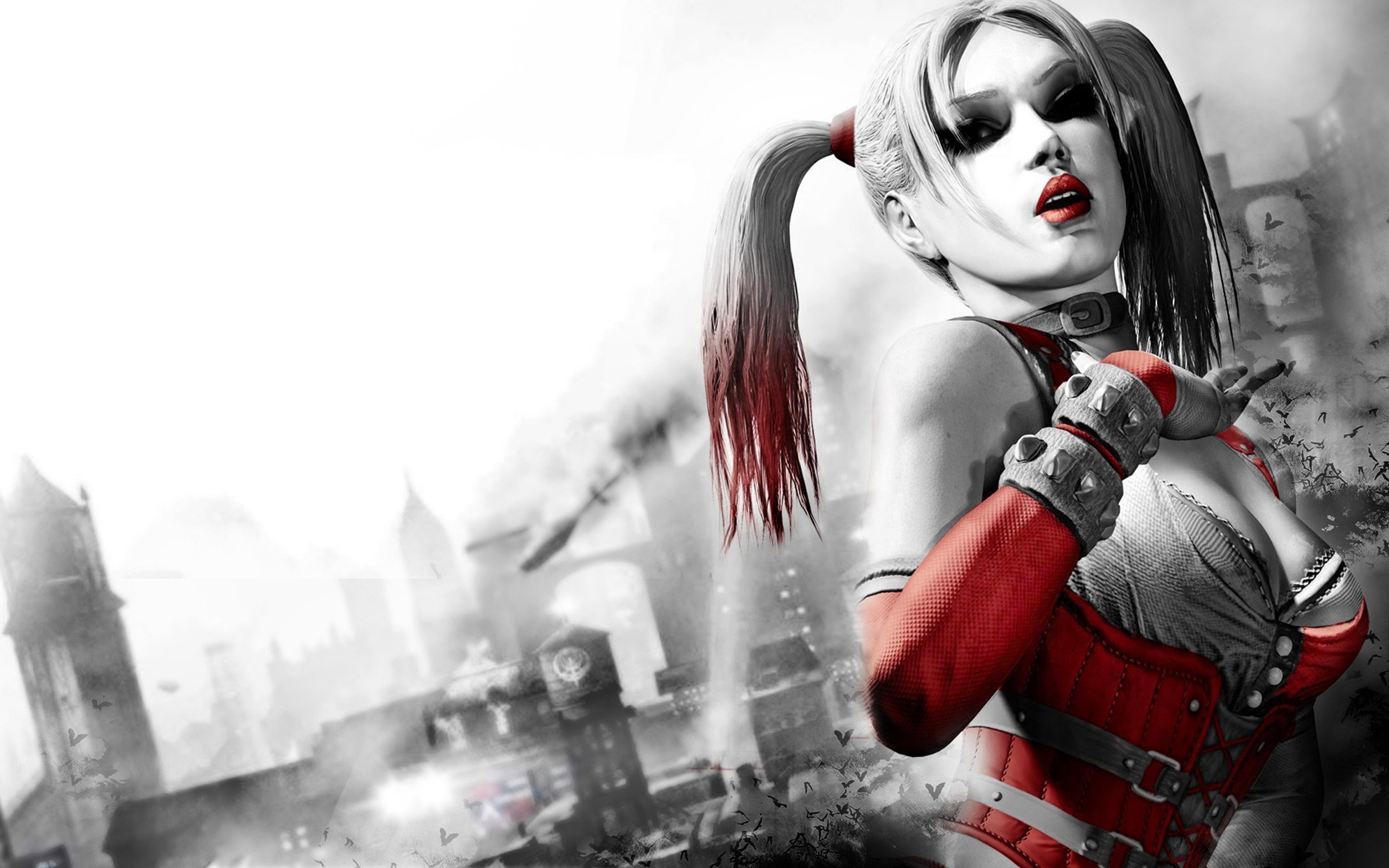 Harley Quinn Arkham City Wallpaper - Harley Quinn - HD Wallpaper 