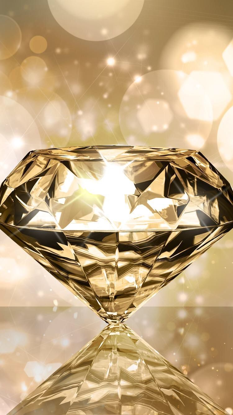 Sparkly Gold Diamond Wallpaper - Gold Diamond Sparkle Background - HD Wallpaper 