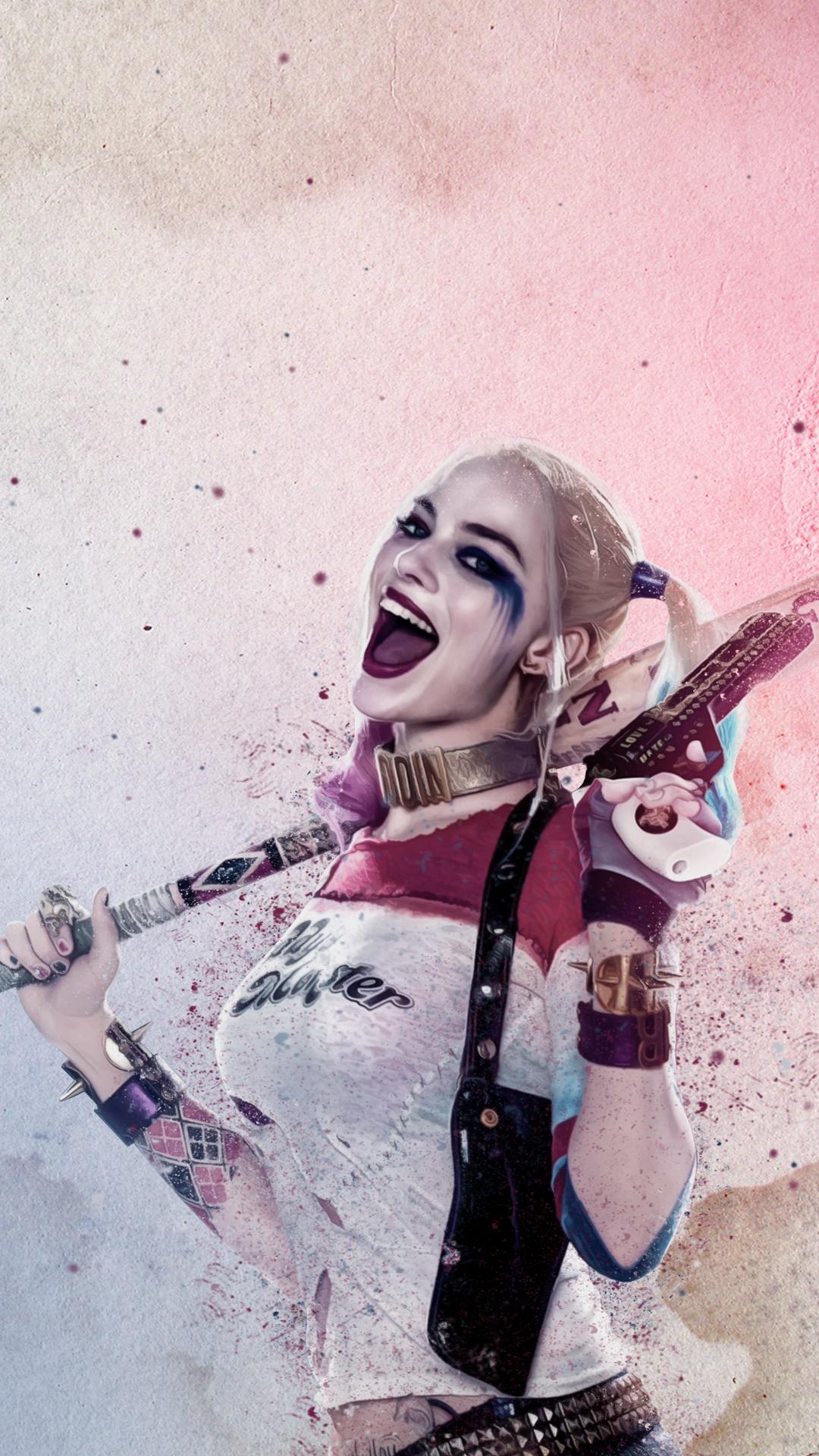 Margot Robbie Harley Quinn Wallpaper - Android Harley Quinn Wallpaper Hd - HD Wallpaper 