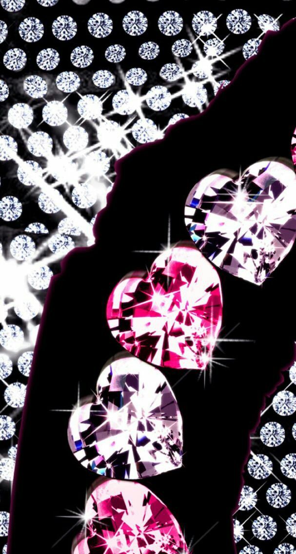 Iphone Pink Wallpaper Hd Diamond - HD Wallpaper 