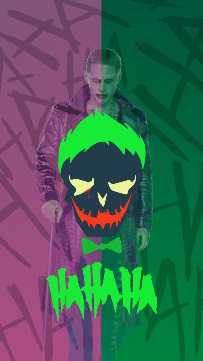 Batman And Joker Wallpaper - Suicide Squad Joker Logo Hd - HD Wallpaper 