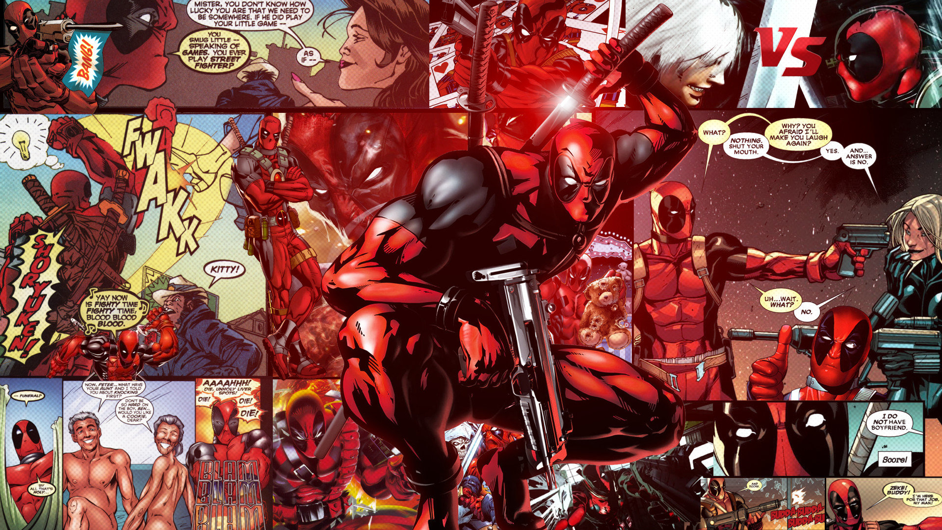 Awesome Deadpool Free Wallpaper Id - Deadpool Wallpaper Comics - HD Wallpaper 