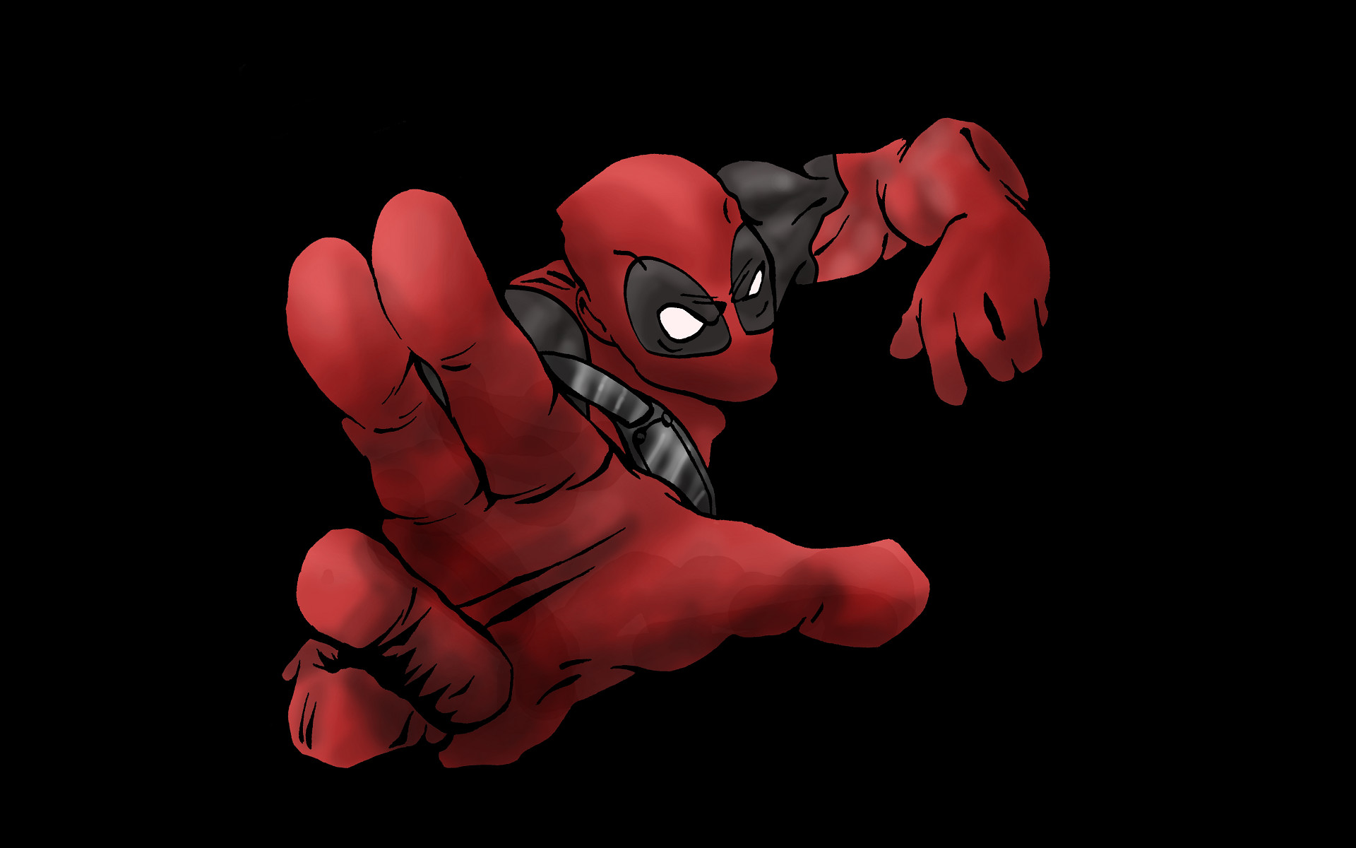 Deadpool Wade Wilson Fresh New Hd Wallpaper By - Deadpoo Hd 1080 - HD Wallpaper 