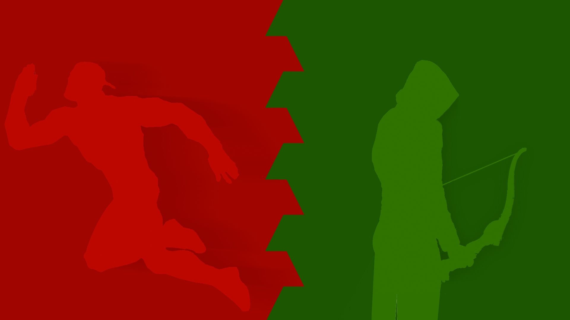 Wallpaper I Made With Arrow And The Flash - Flash And Arrow Hd - HD Wallpaper 