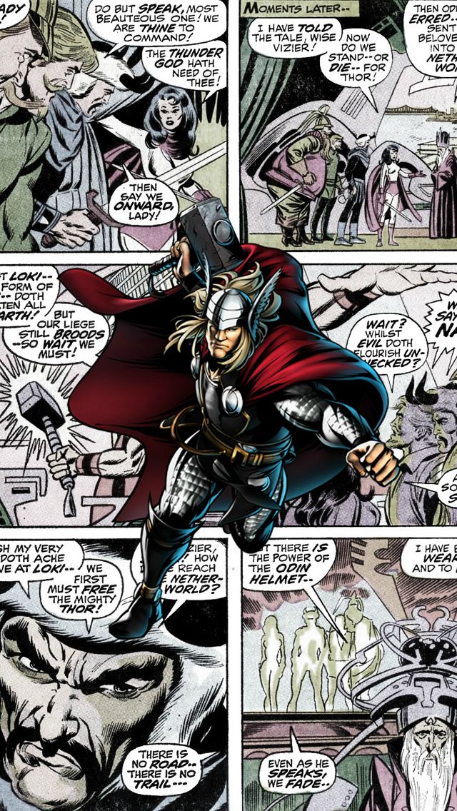 Thor Comics - Marvel Comic Wallpaper Hd - HD Wallpaper 