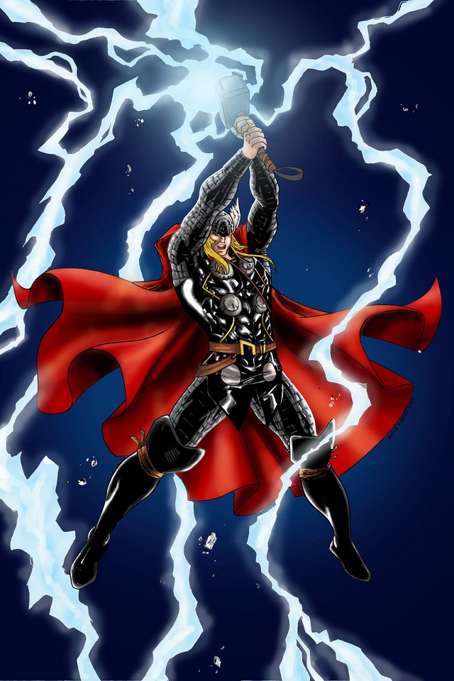 Thor Wallpaper For Android - Thor Comic Wallpaper Iphone - 640x960 Wallpaper  