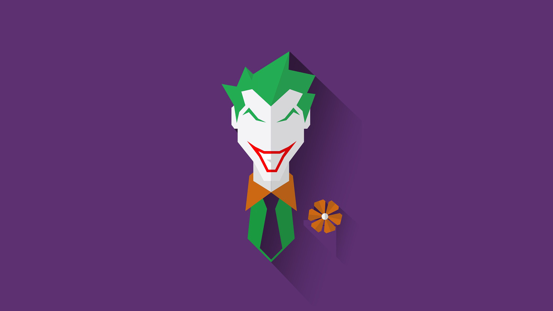 Hd Wallpaper Joker Minimalist - HD Wallpaper 