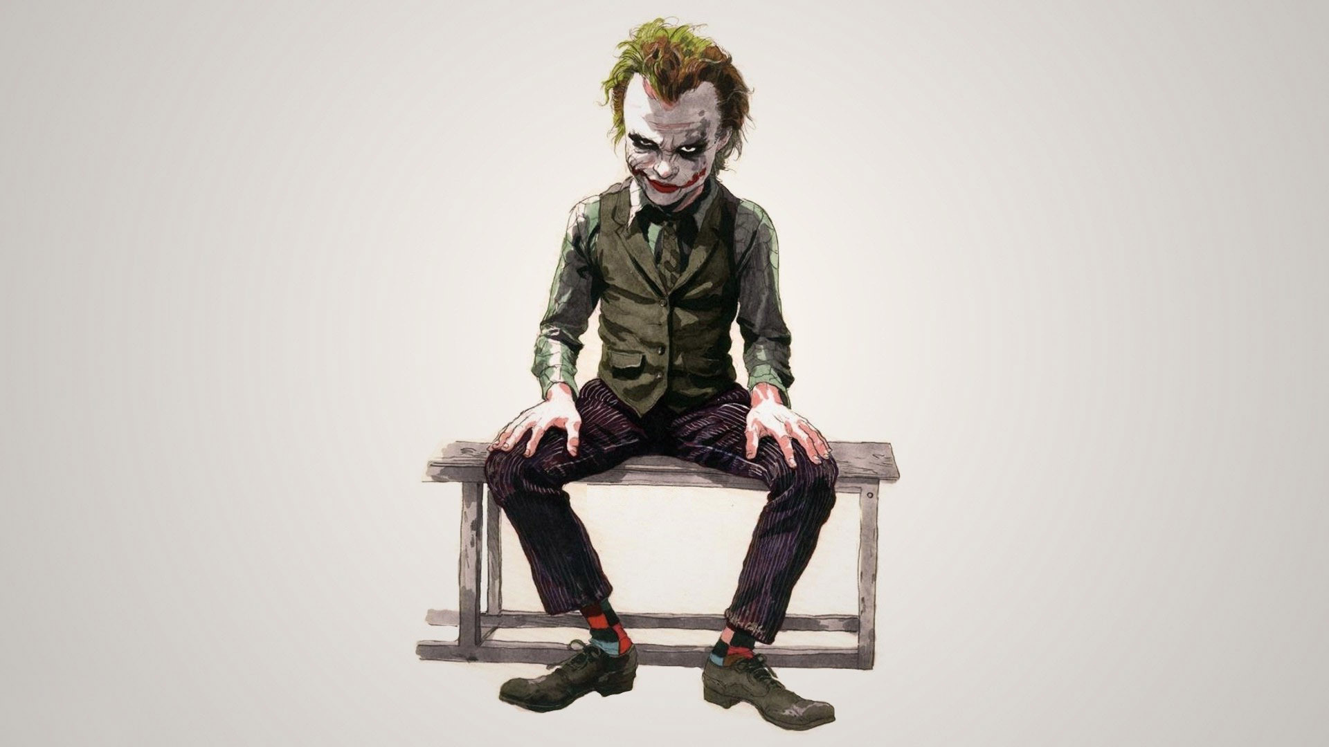 The Joker Wallpaper - Joker Wallpaper Full Hd Heath Ledger - HD Wallpaper 