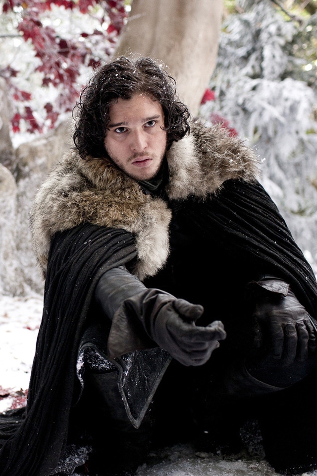 Jon Snow For 640 X 960 Iphone 4 Resolution - Game Of Thrones 2011 Vs 2019 - HD Wallpaper 