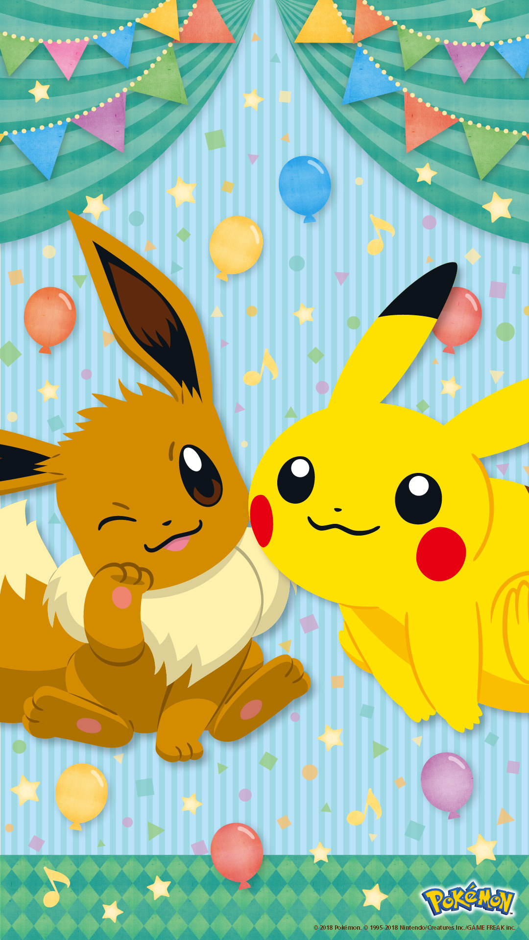 Let's Go Pikachu And Let's Go Eevee iphone Wallpaper - Eevee And Pikachu  Iphone - 1080x1920 Wallpaper 