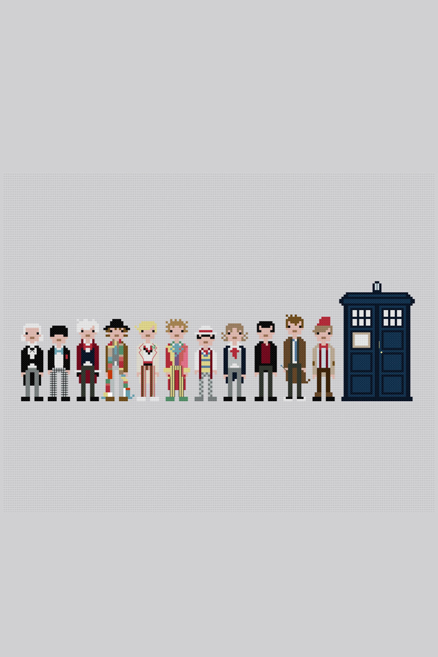 Doctor Who Cross Stitch - HD Wallpaper 