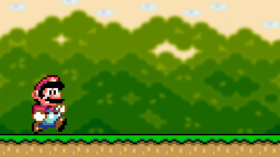 Mario 16-bit Nintendo Snes Hd Wallpaper,video Games - HD Wallpaper 