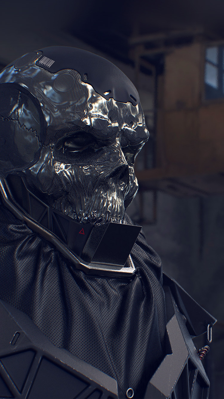 Erebus Cyberpunk Mask - HD Wallpaper 