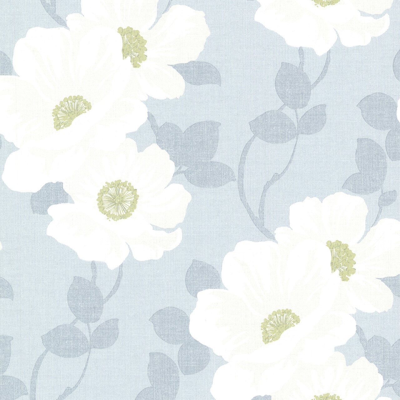 Light Blue Floral - HD Wallpaper 