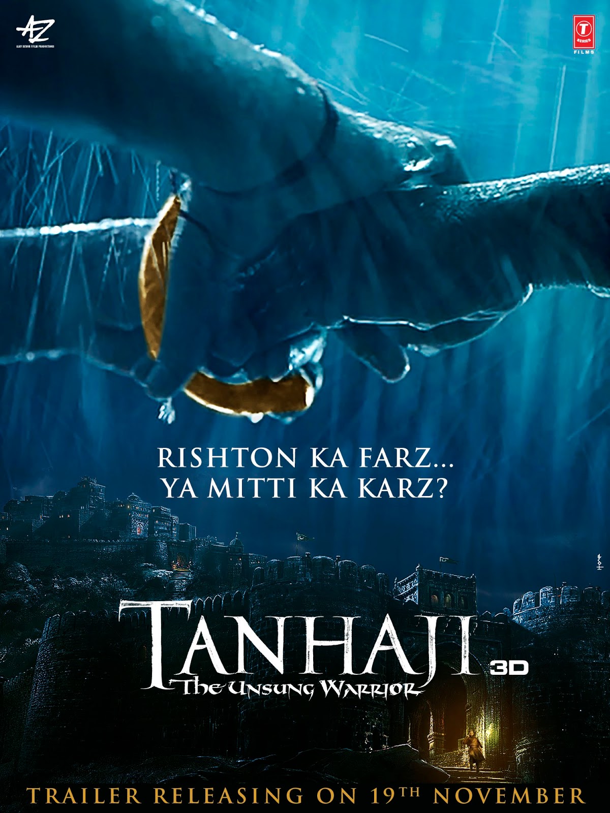 Tahnaji Movie Poster Taanaji The Unsung Warrior Poster 1200x1600