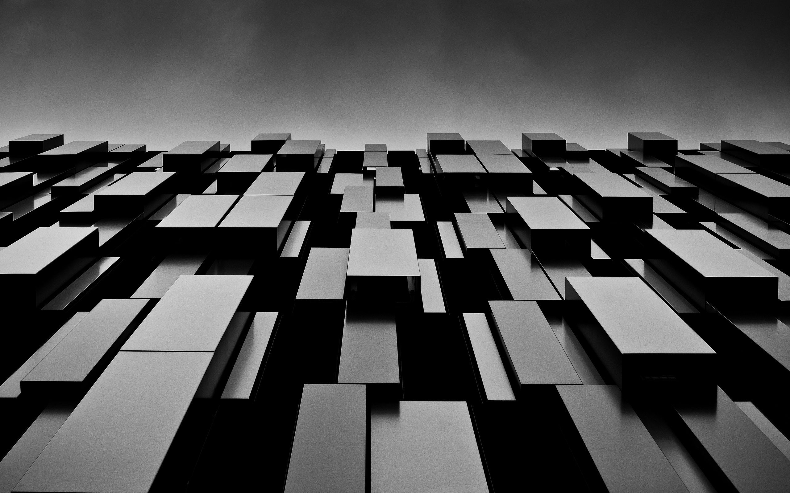 Black And White Architecture Hd - HD Wallpaper 
