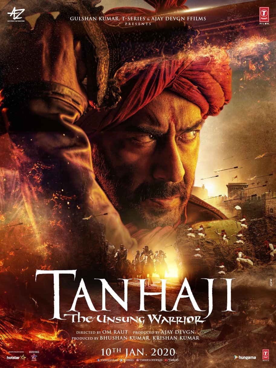 Tanaji Poster - Tanhaji The Unsung Warrior 2020 - HD Wallpaper 