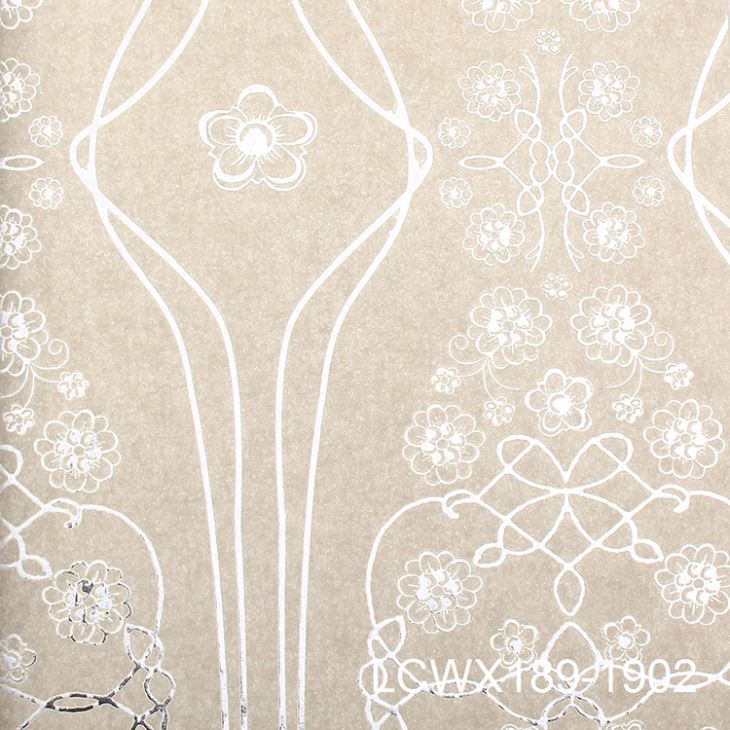 Fashion Gilding Modern Floral Wallpaper - HD Wallpaper 