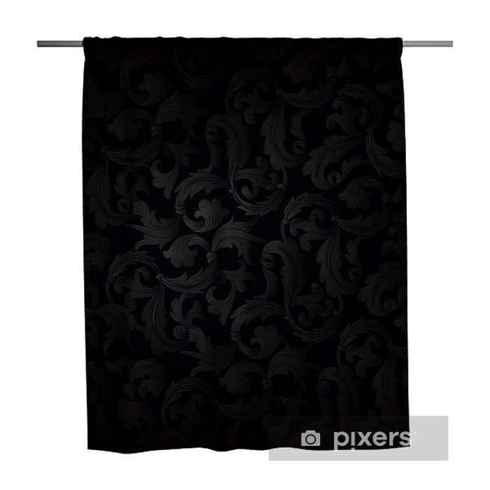 Red Orange Black Curtains - HD Wallpaper 