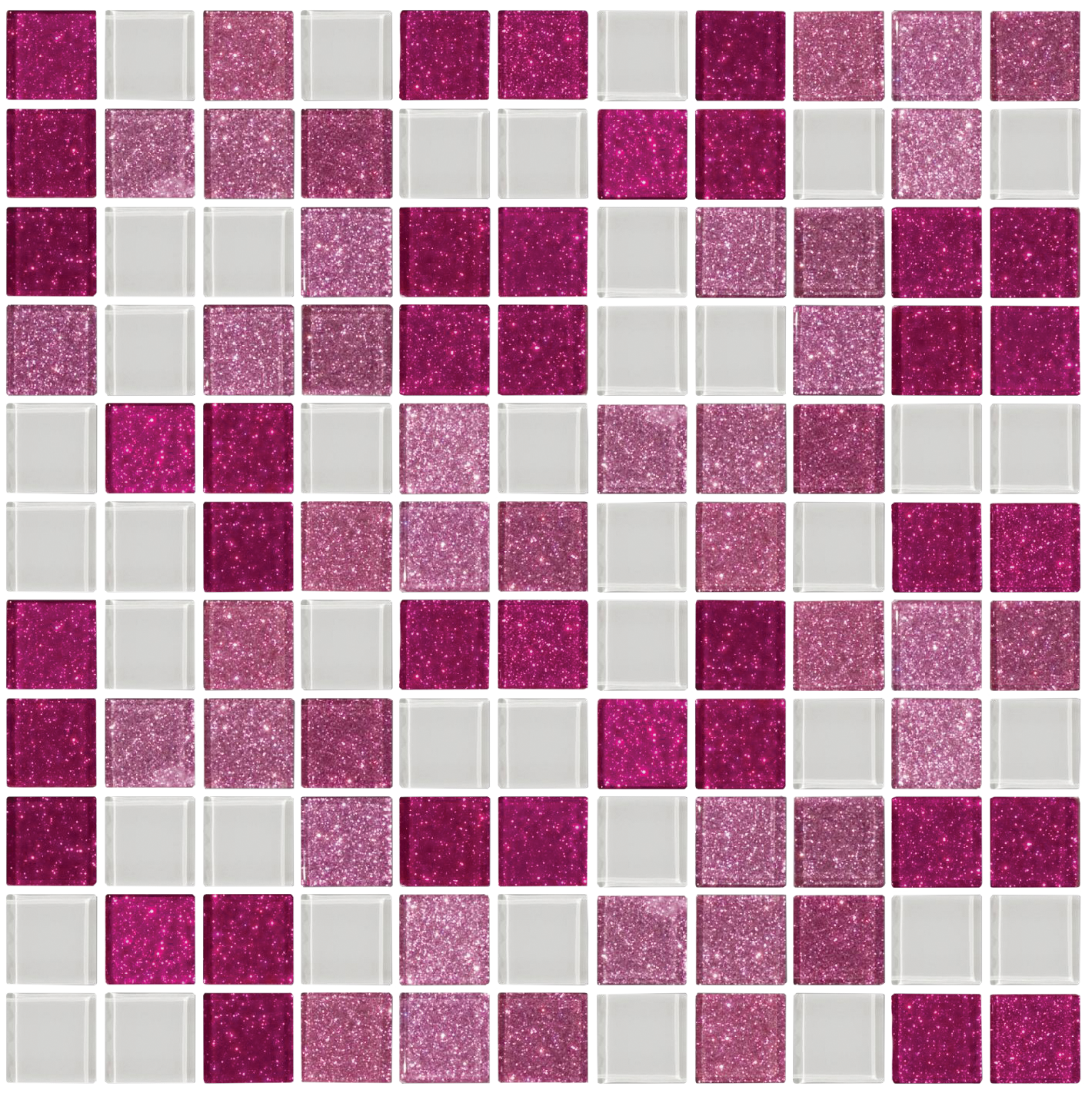 Pink Glass Glitter Tile Susan Jablon Mosaics - Mosaic Tiles Pink - HD Wallpaper 