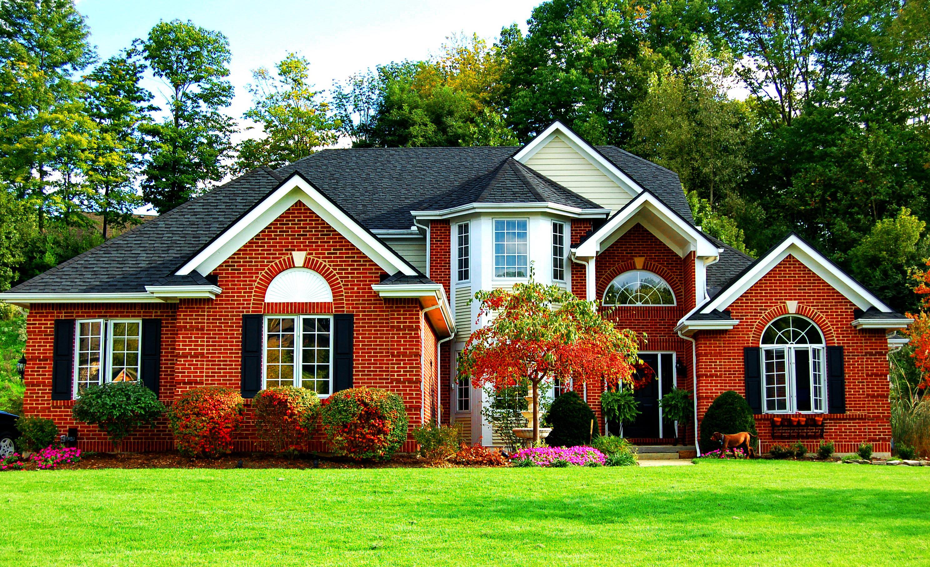 Beautiful Home Wallpaper - Red Brick House With White Siding - 2976x1816 Wallpaper Beautiful Home Wallpaper - Red Brick House With White Siding - 2976x1816 Wallpaper