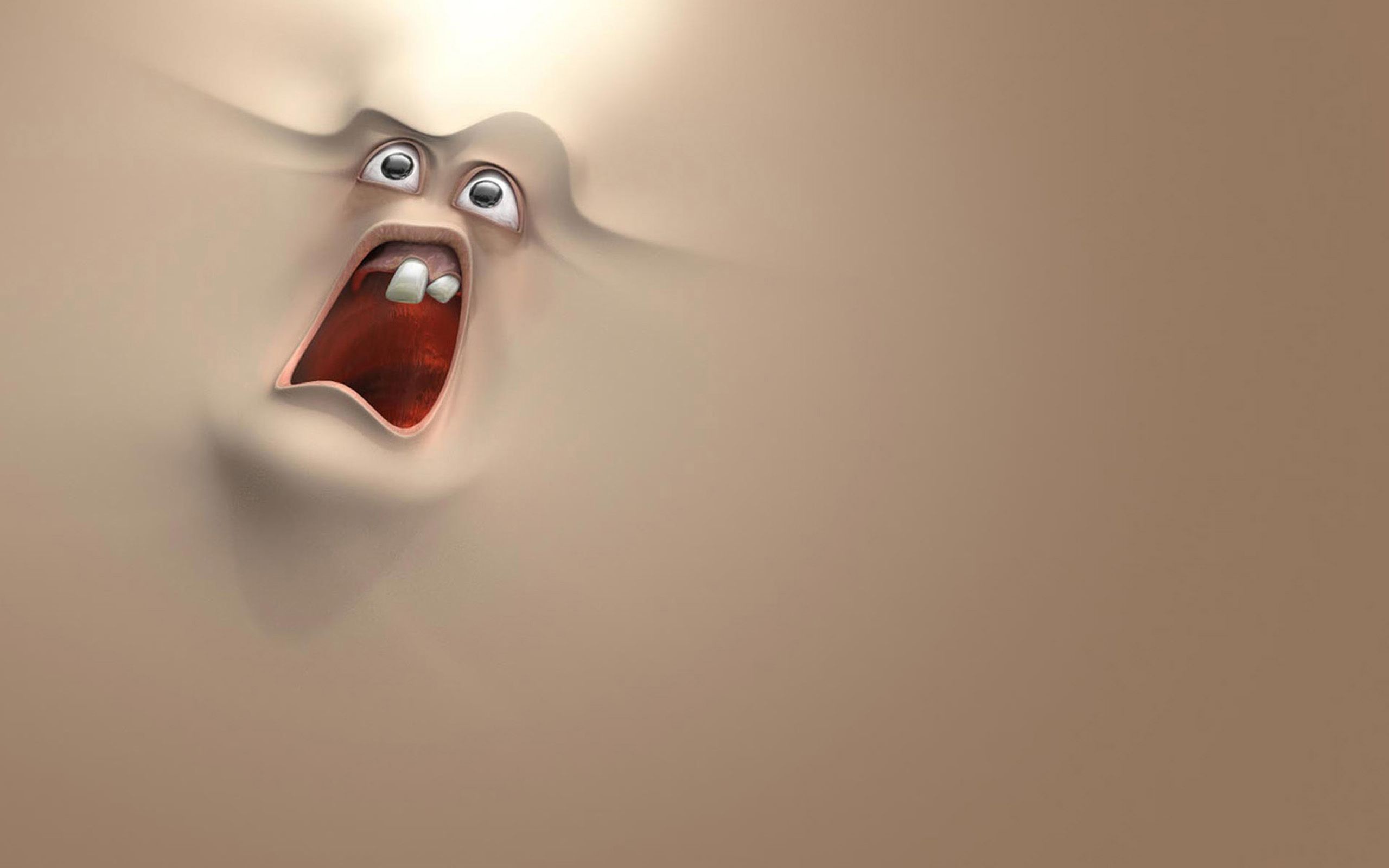 Funny Face Cartoon 3d Animated Wallpaper Hd - Funny Desktop Backgrounds -  2560x1600 Wallpaper 