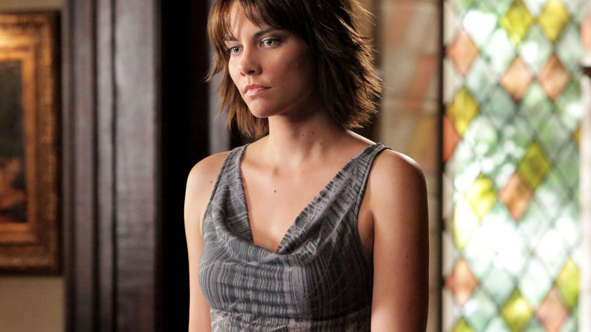 Vampire Diaries Lauren Cohan - HD Wallpaper 