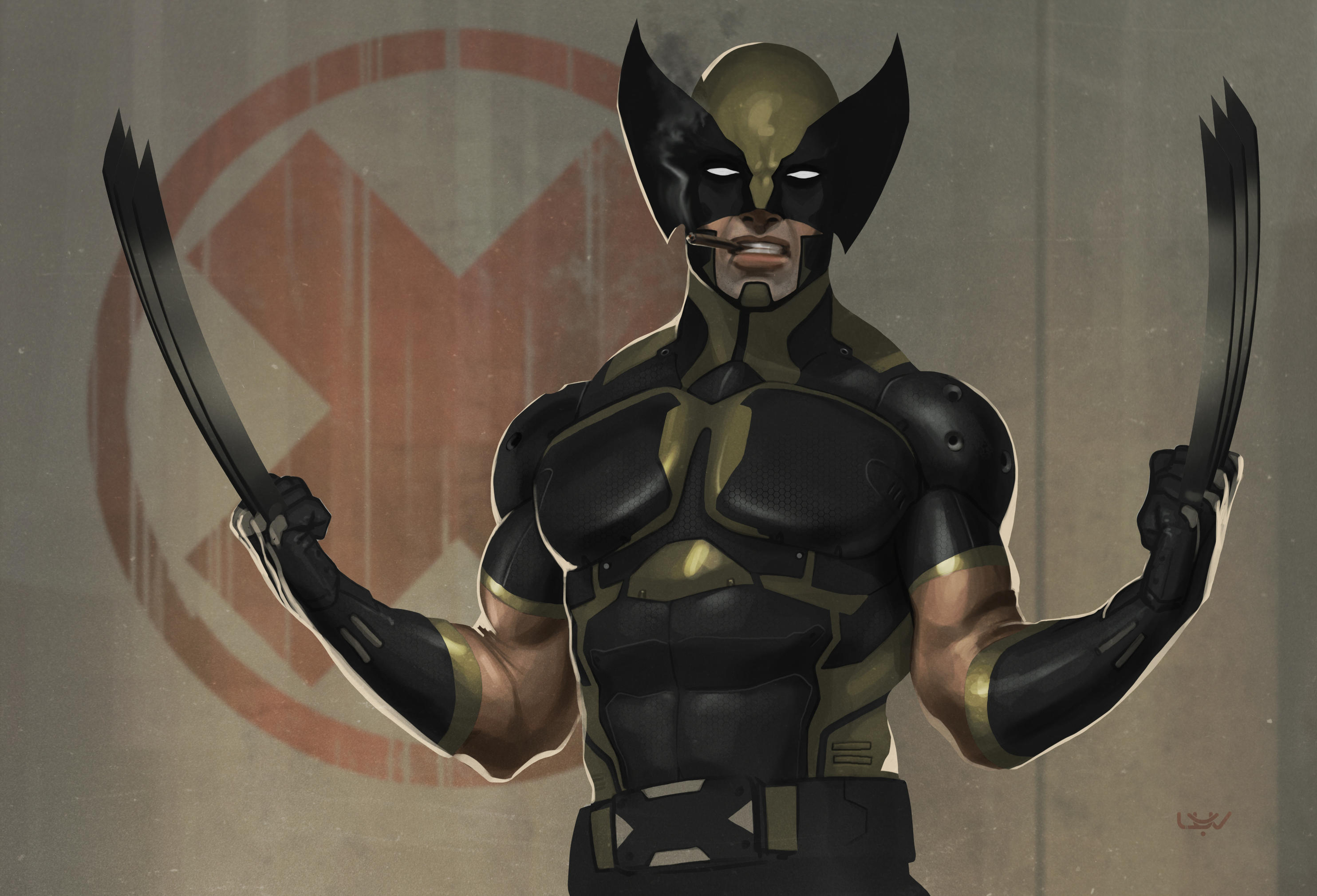 Wolverine Suit Fan Art - HD Wallpaper 