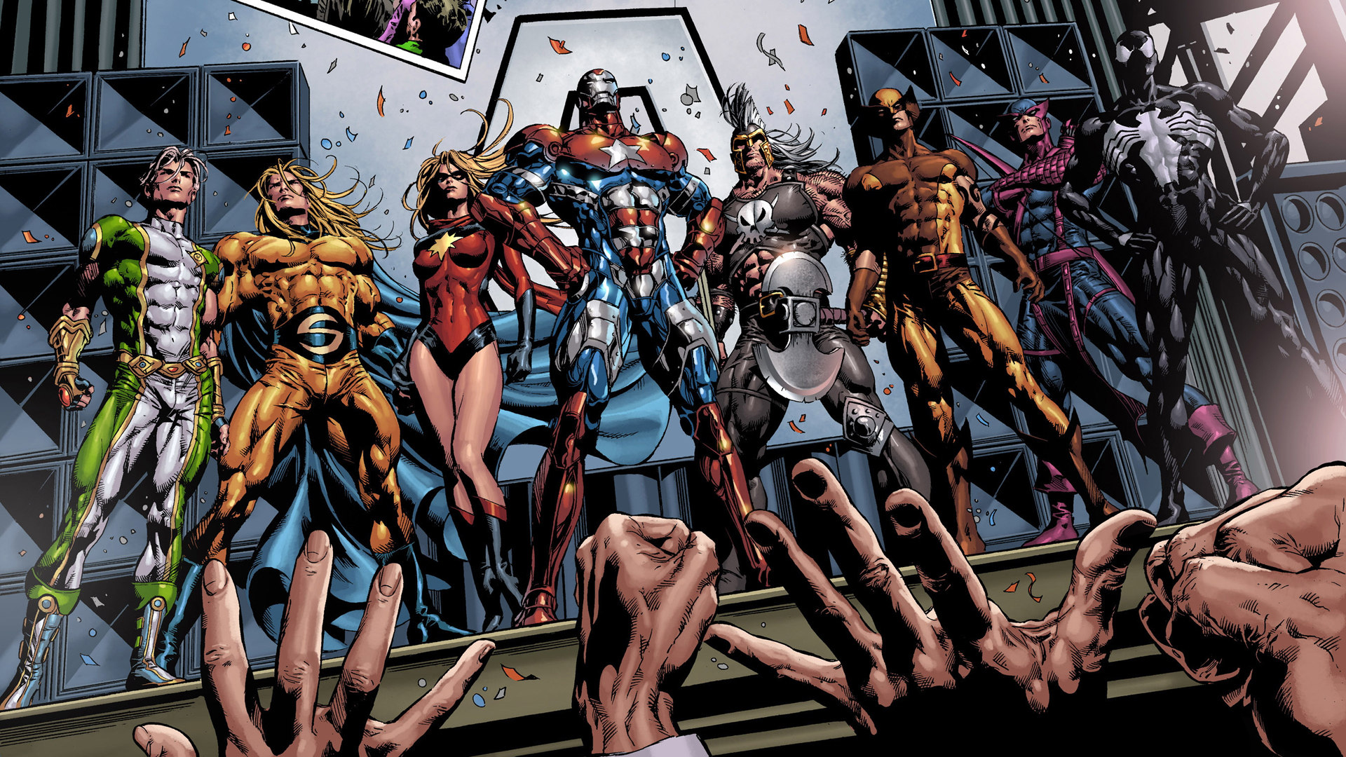Marvel Superheroes Wallpaper - HD Wallpaper 