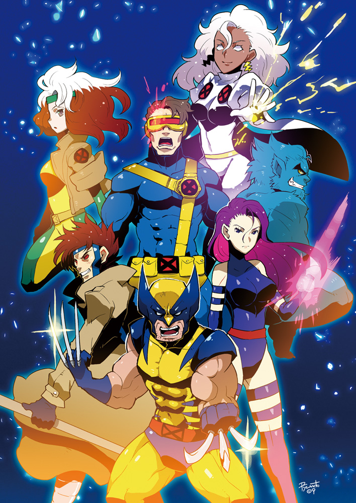 X Men Anime Version - HD Wallpaper 