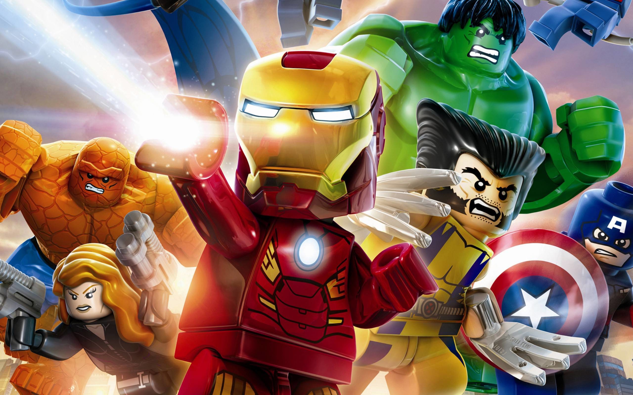 Lego Marvel Superhero Wallpaper Hq Resolution - Lego Marvel Superheroes Background - HD Wallpaper 