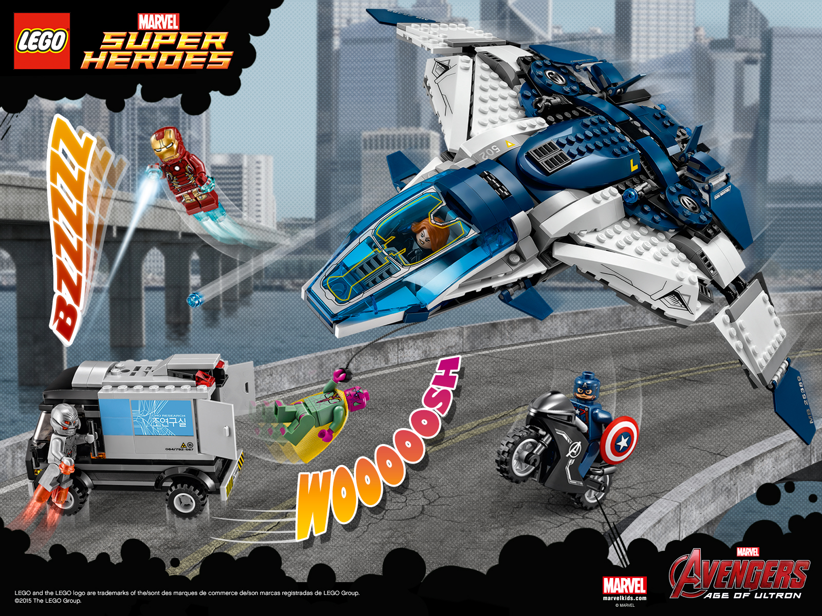 Lego Avengers Ps4 Quinjet - HD Wallpaper 