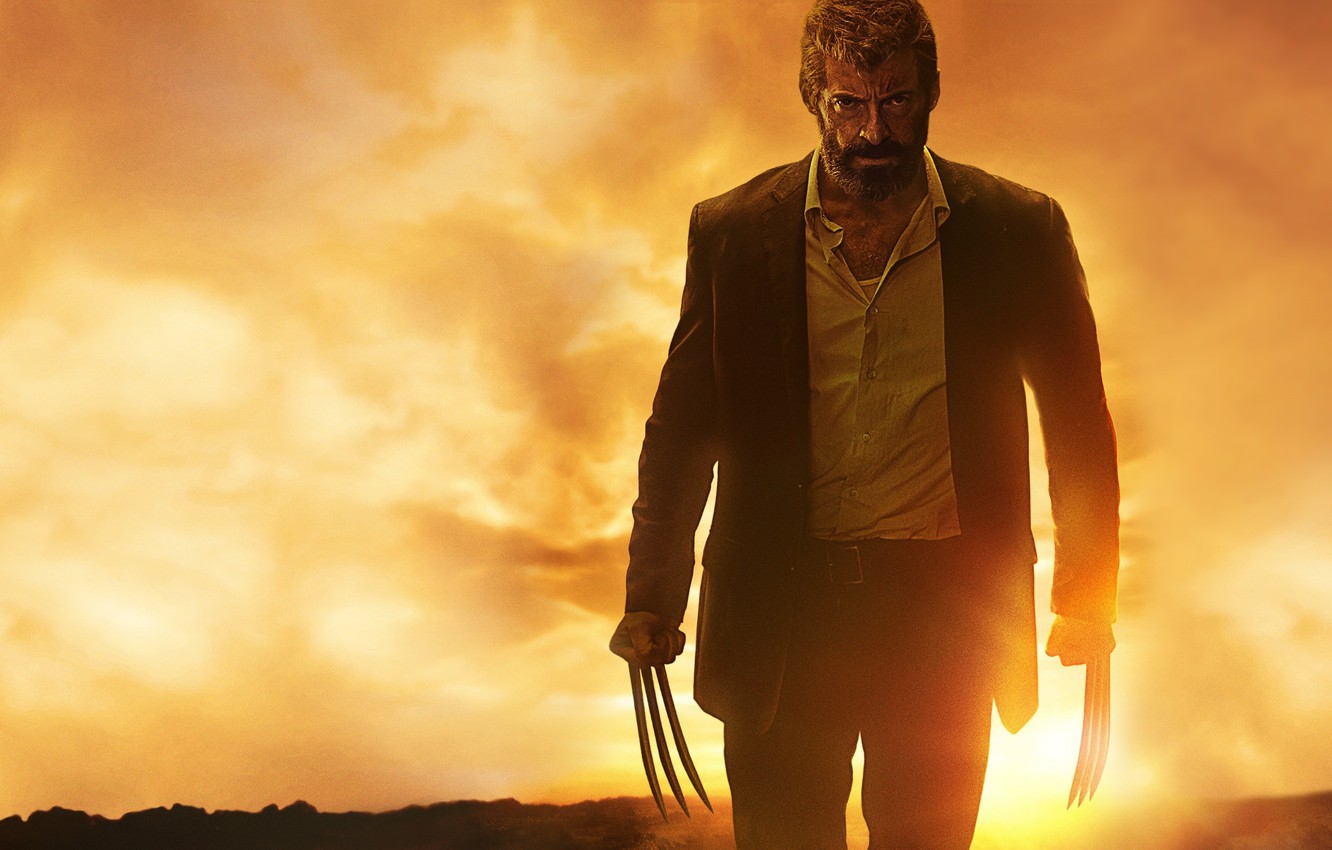 Photo Wallpaper Cinema, Blood, Wolverine, Hugh Jackman, - Logan Fondos De Pantalla - HD Wallpaper 