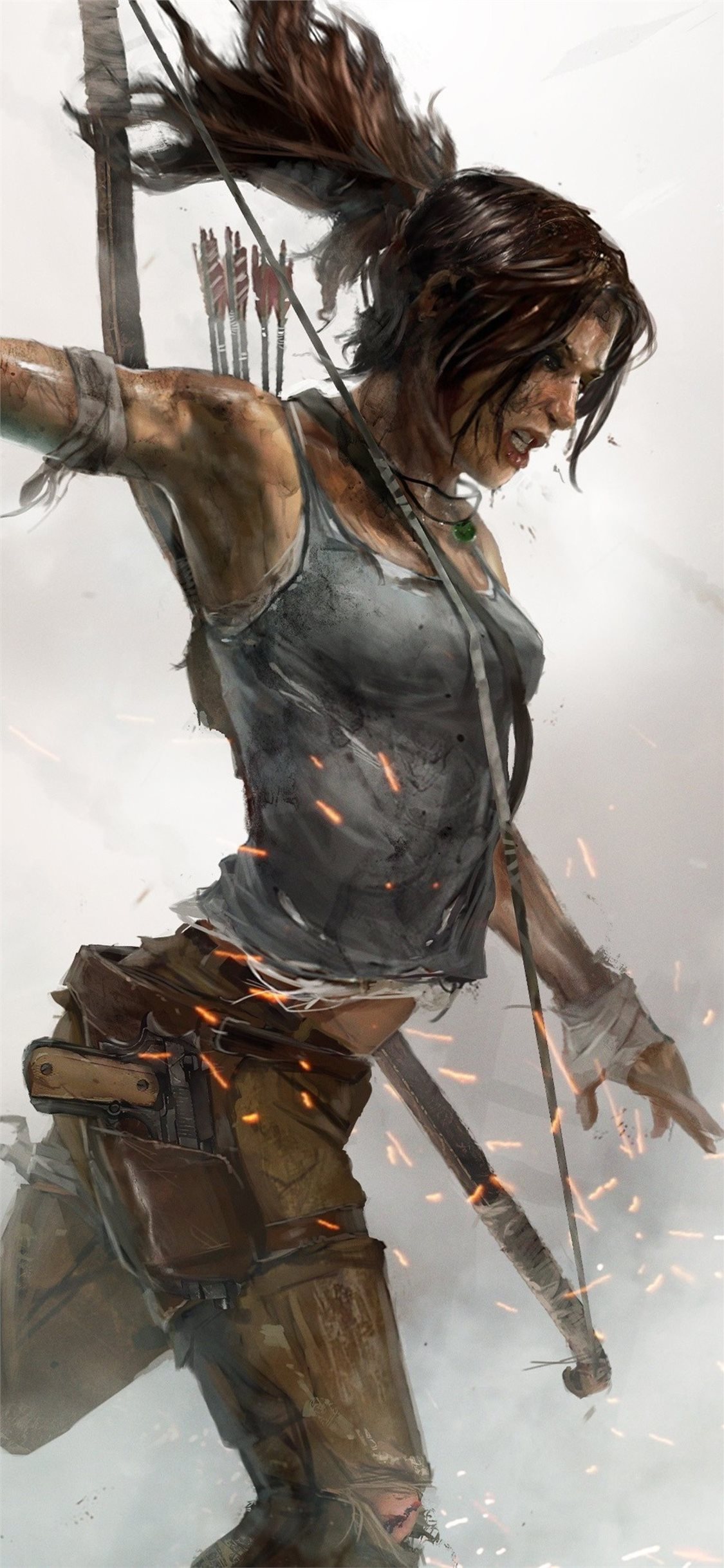 Tomb Raider Background - 1125x2436 Wallpaper 