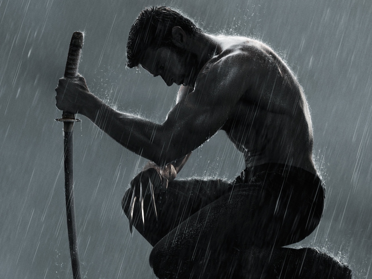 Wolverine Wallpaper Katana - HD Wallpaper 