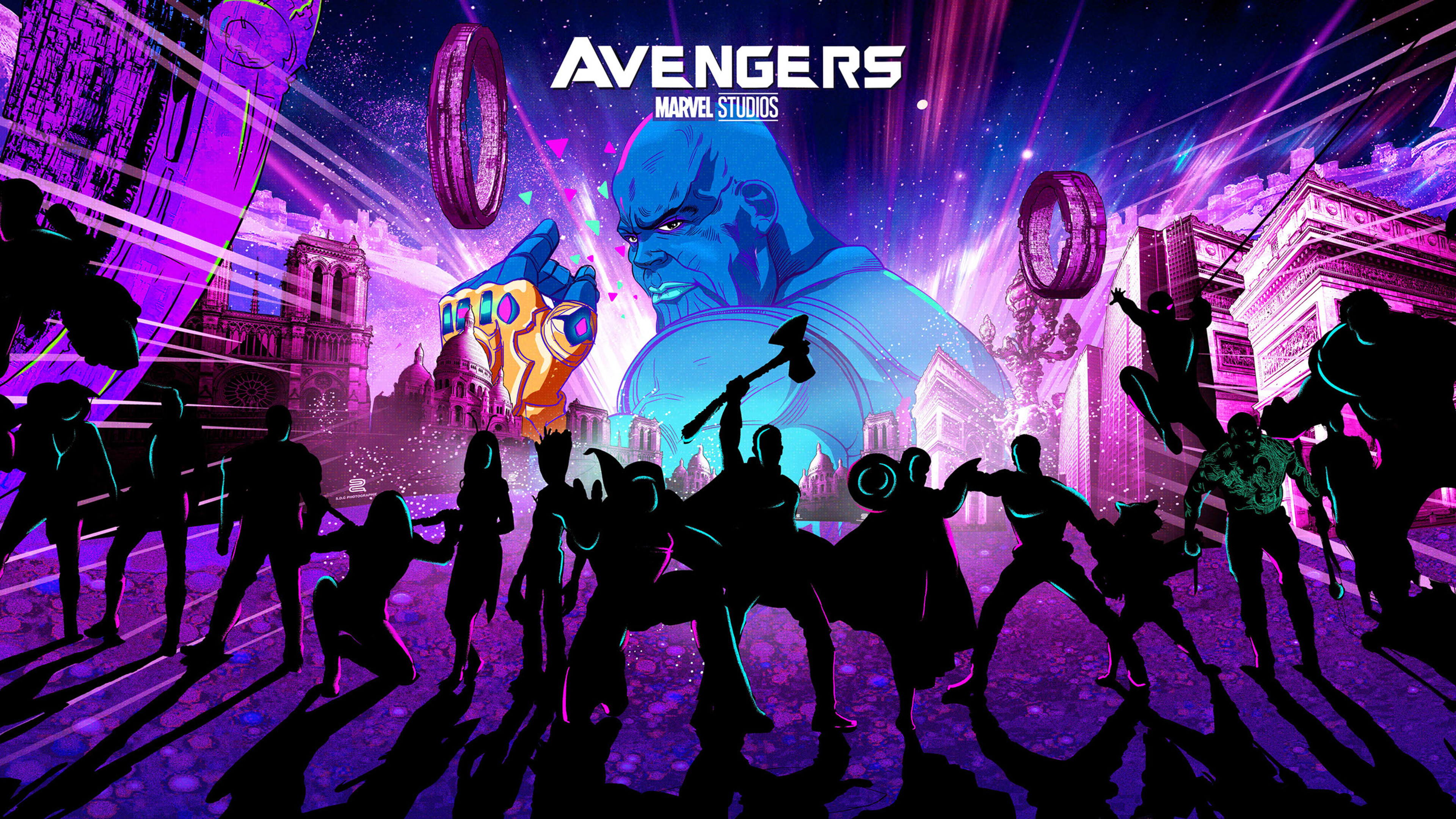 Avengers Endgame New Artwork 4k Avengers Endgame Wallpaper Art 3840x2160 Wallpaper Teahub Io