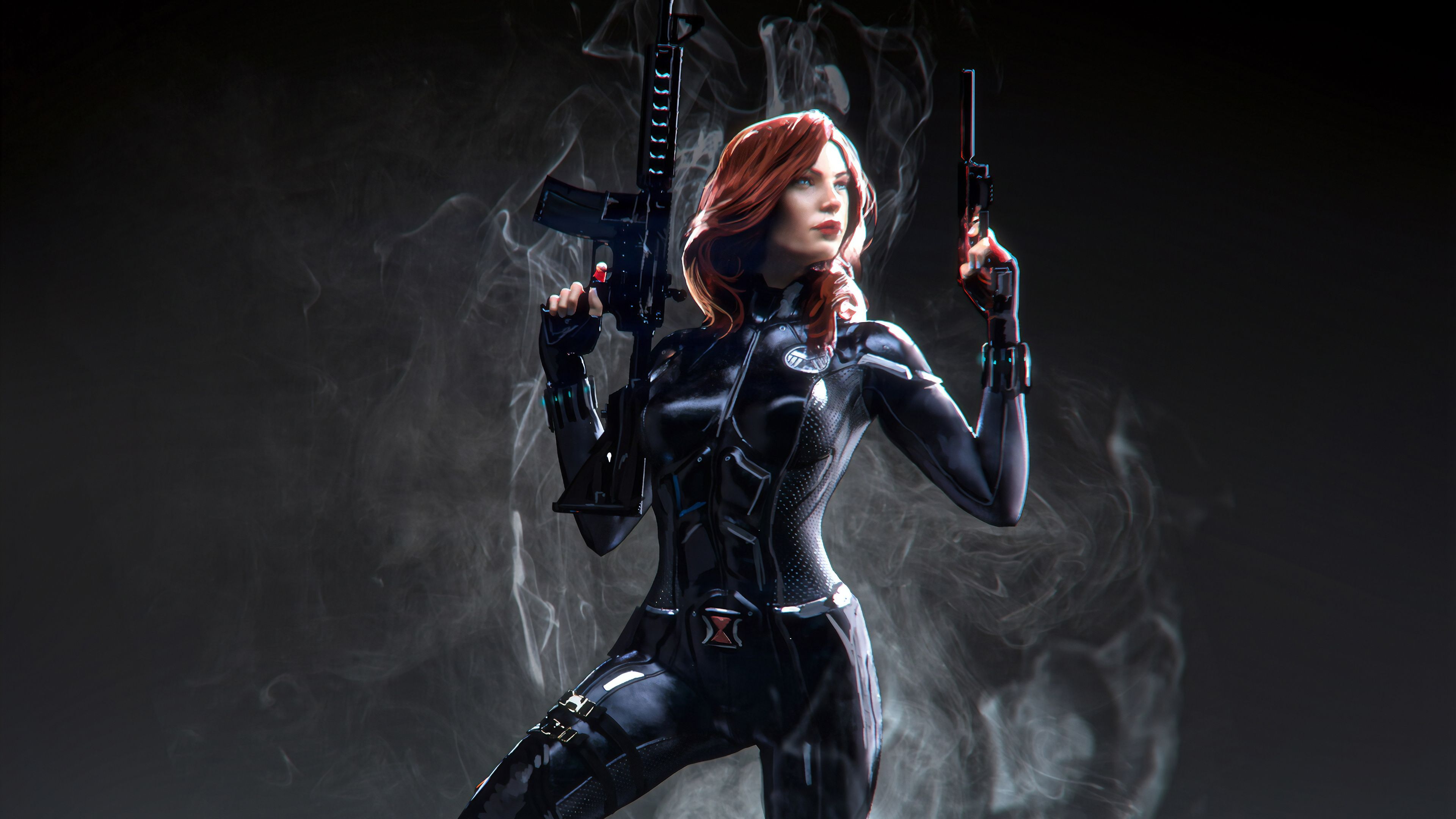 Black Widow Marvel Superhero - HD Wallpaper 