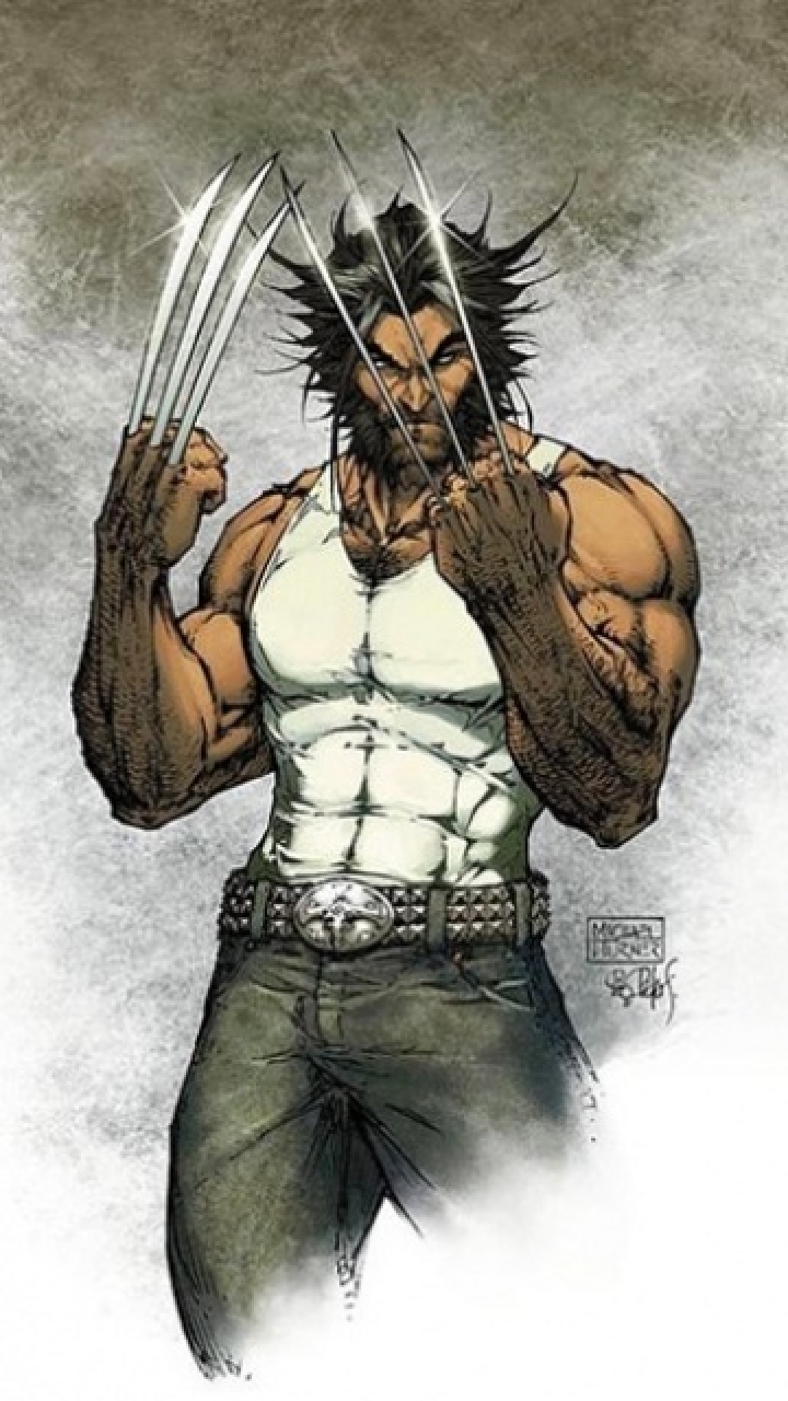 Preview Wolverine Anime Background By Conleth Blakeman - Wolverine Art  Logan - 720x1280 Wallpaper 