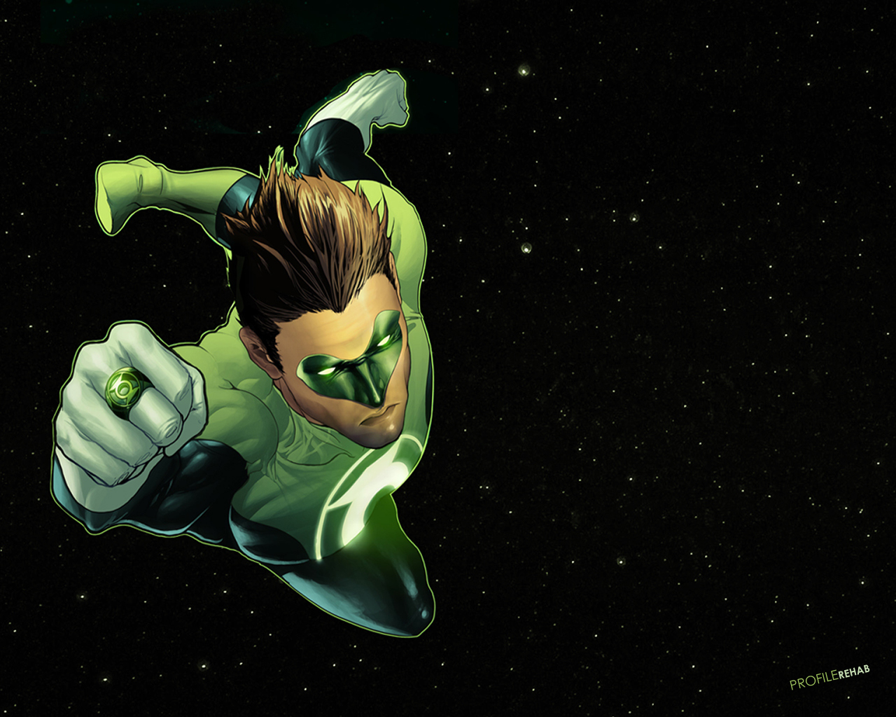 Green Lantern Illustration - HD Wallpaper 
