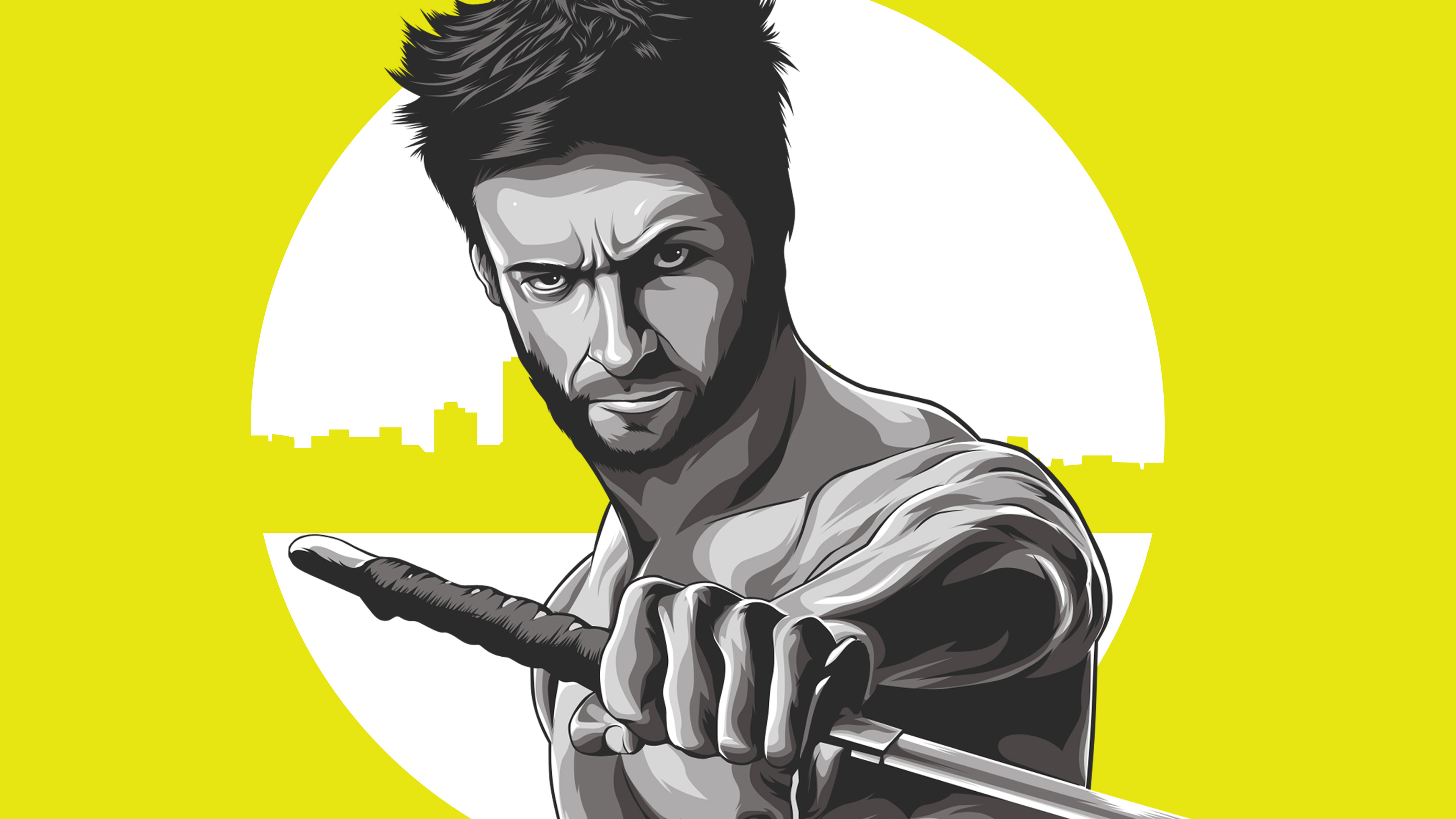 Wolverine 4k Illustration - Wolverine - HD Wallpaper 