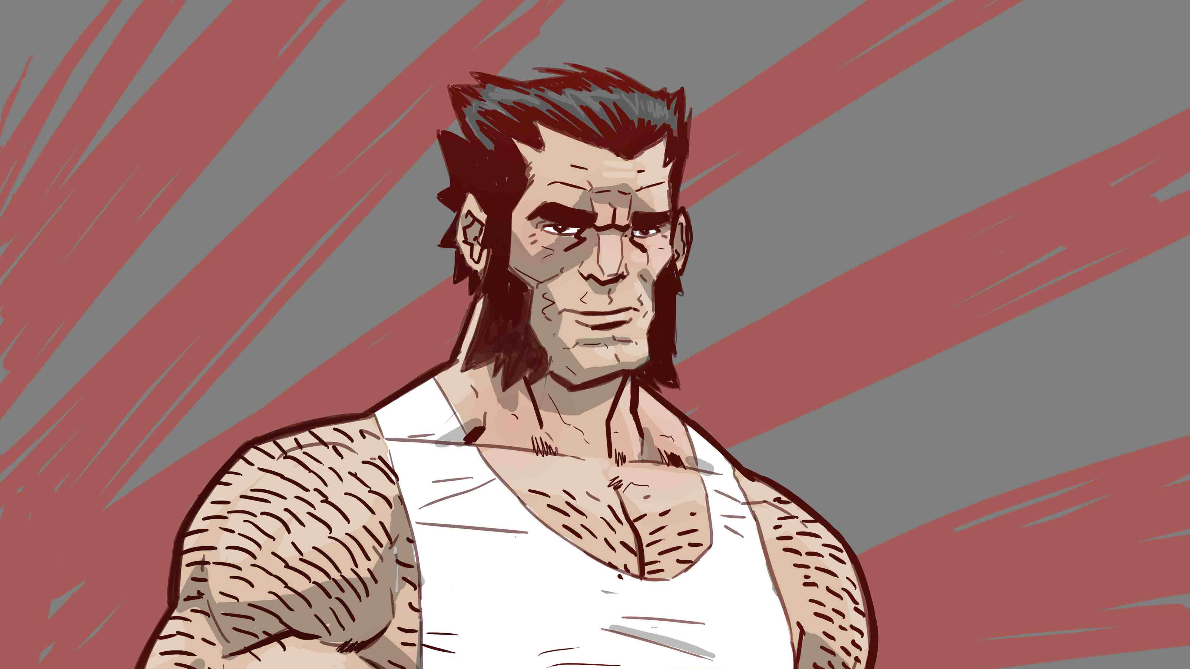 Wolverine 4k Animated - 3840x2160 Wallpaper 
