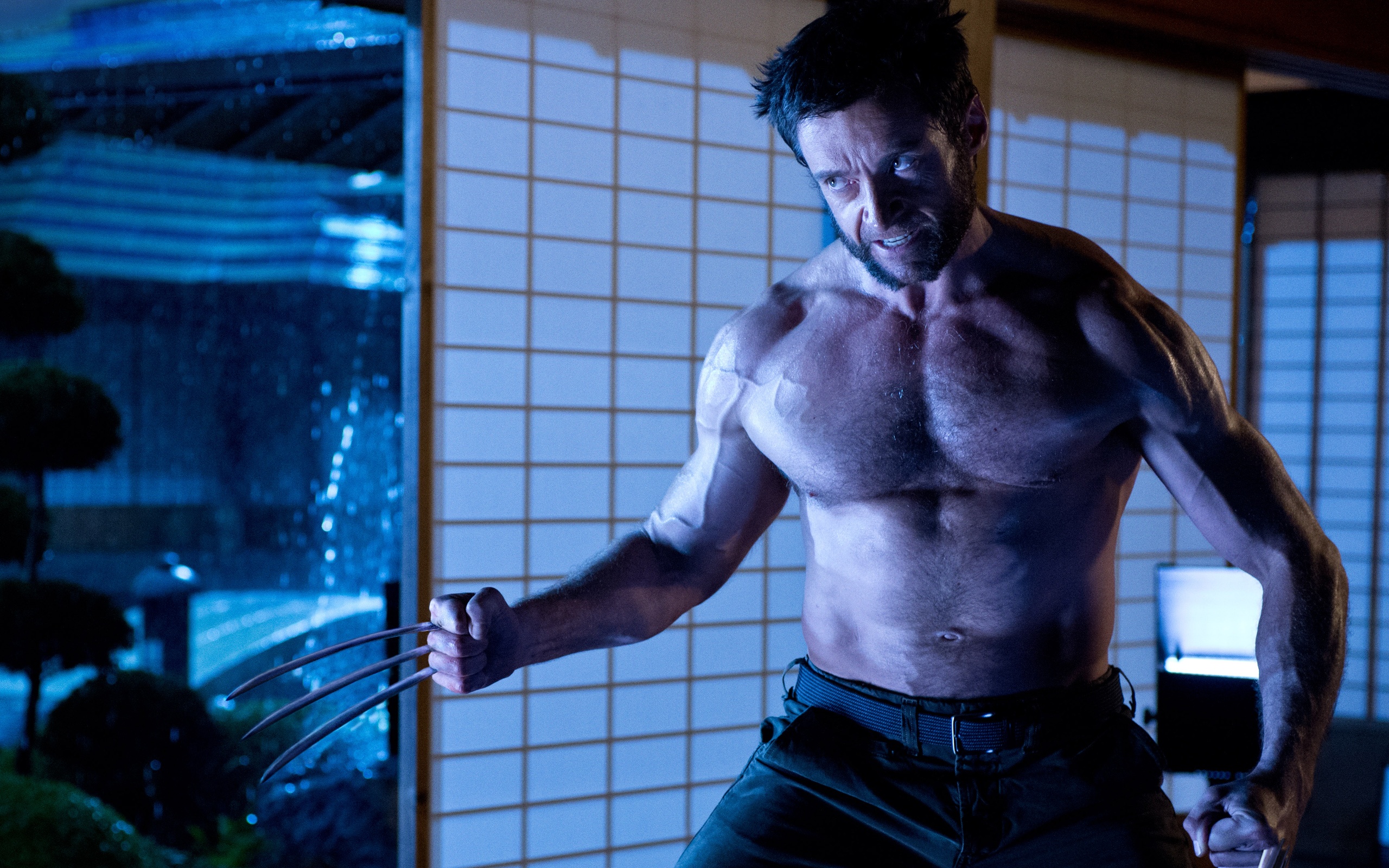 Wallpaper The Wolverine 2, Hugh Jackman - Badass Wolwerine - HD Wallpaper 