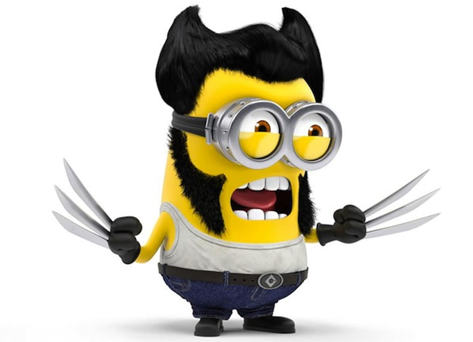 Wolverine Minion Character Hd Wallpaper - Minions Wolverine - HD Wallpaper 