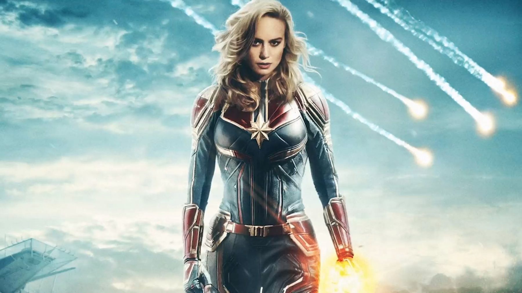 Captain Marvel Background Hd - HD Wallpaper 