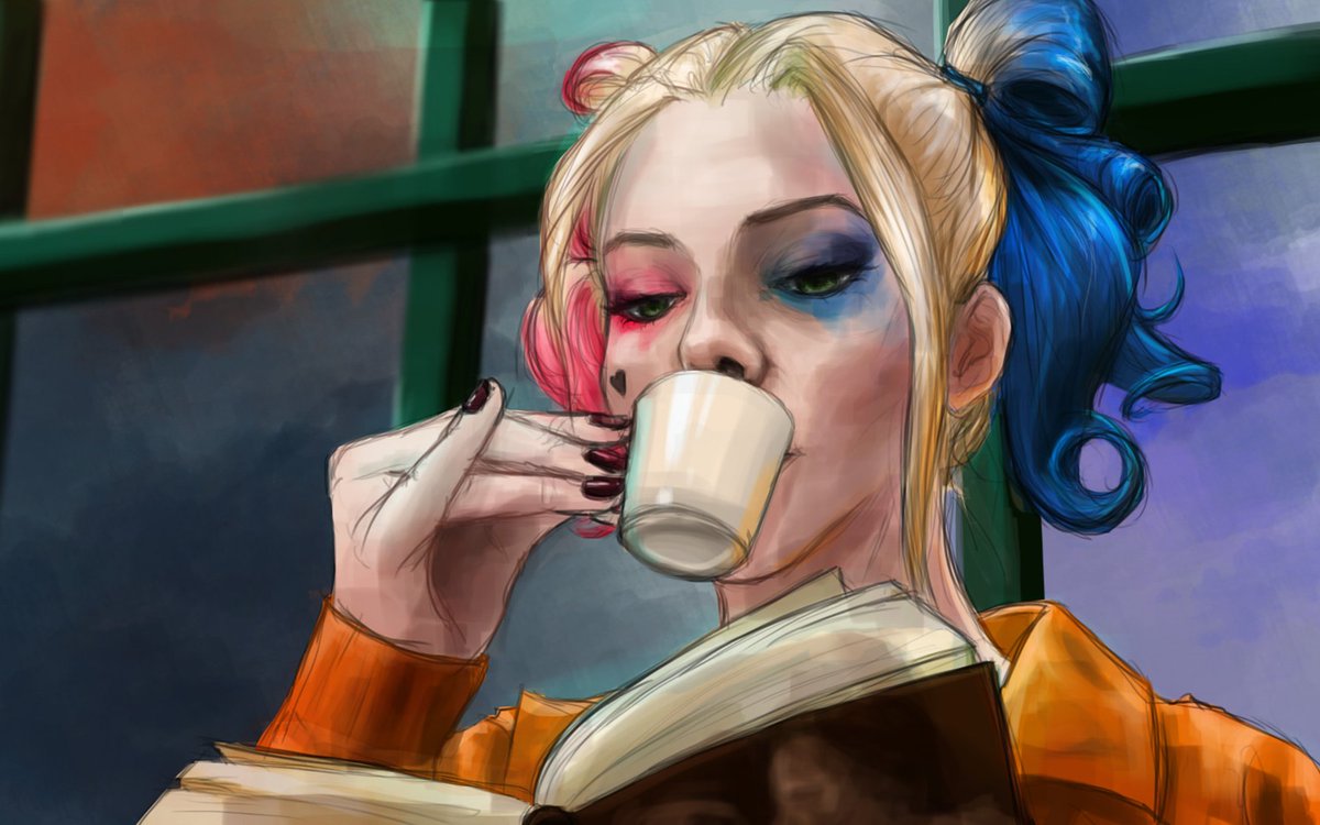 Margot Robbie Harley Quinn Anime - HD Wallpaper 
