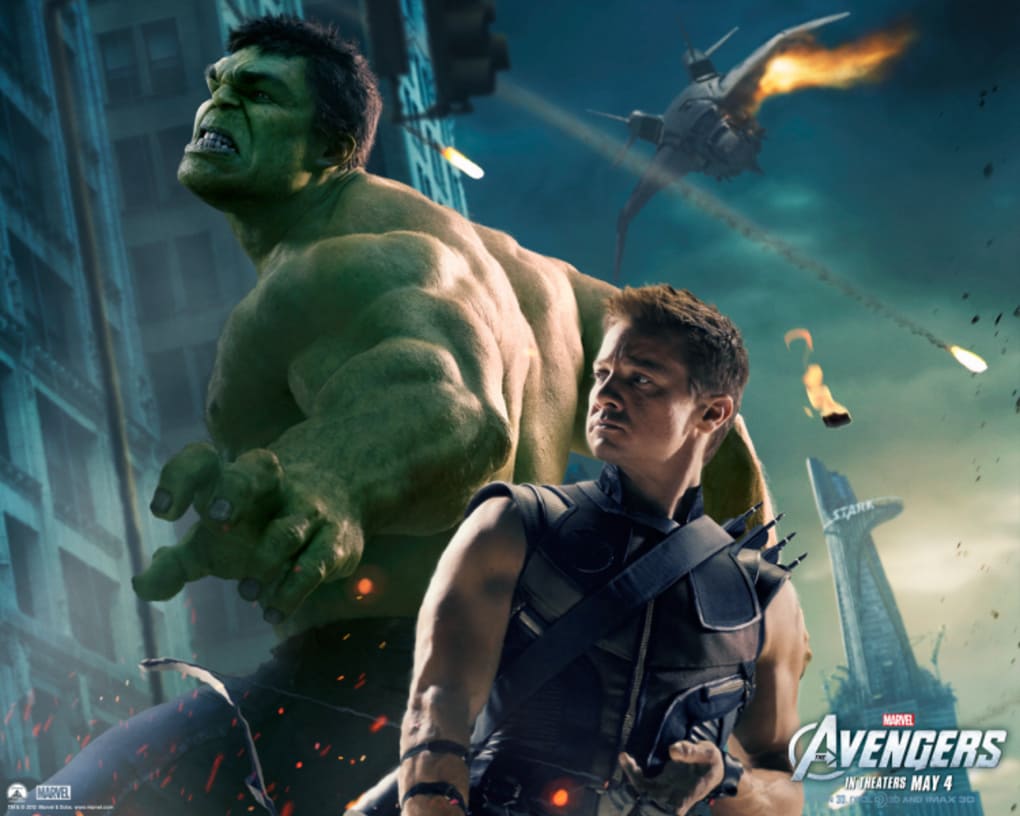 Hulk And Hawkeye - HD Wallpaper 