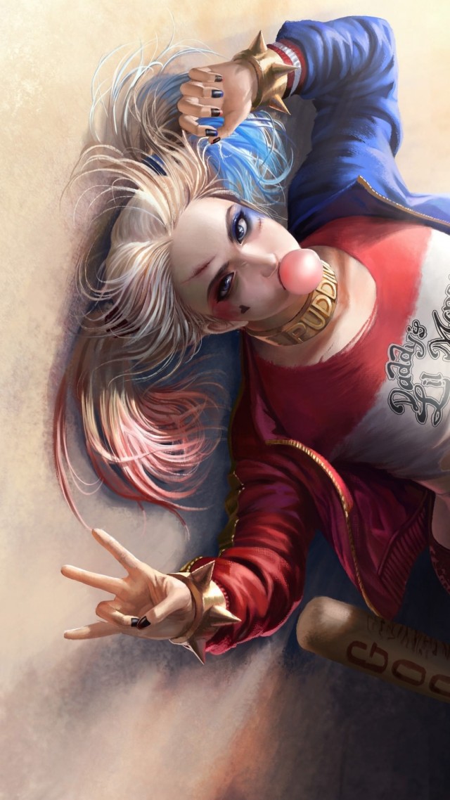 Art Wallpaper Harley Quinn - HD Wallpaper 