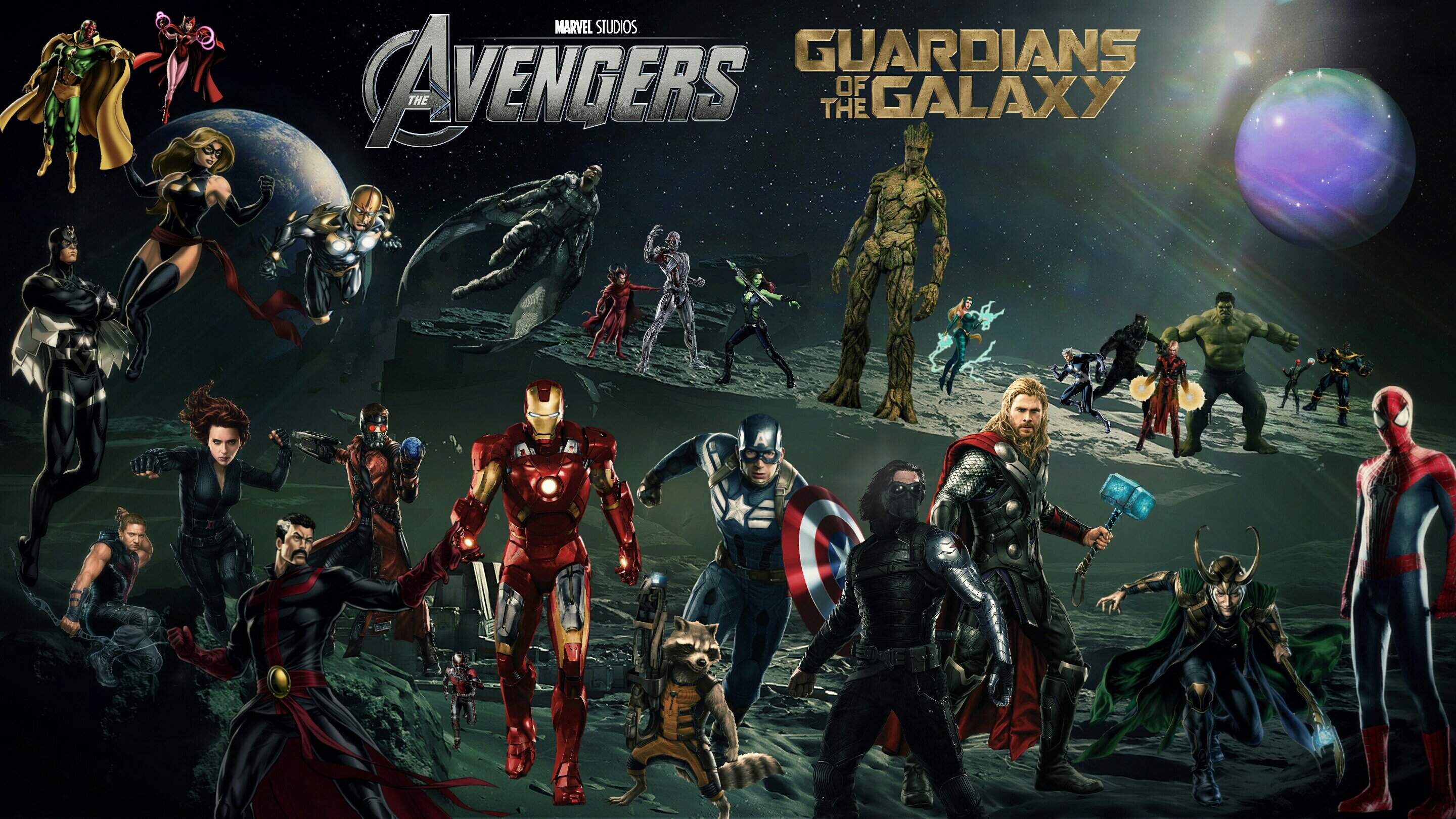 Marvel Universe Backgrounds For Free Wallpaper - HD Wallpaper 